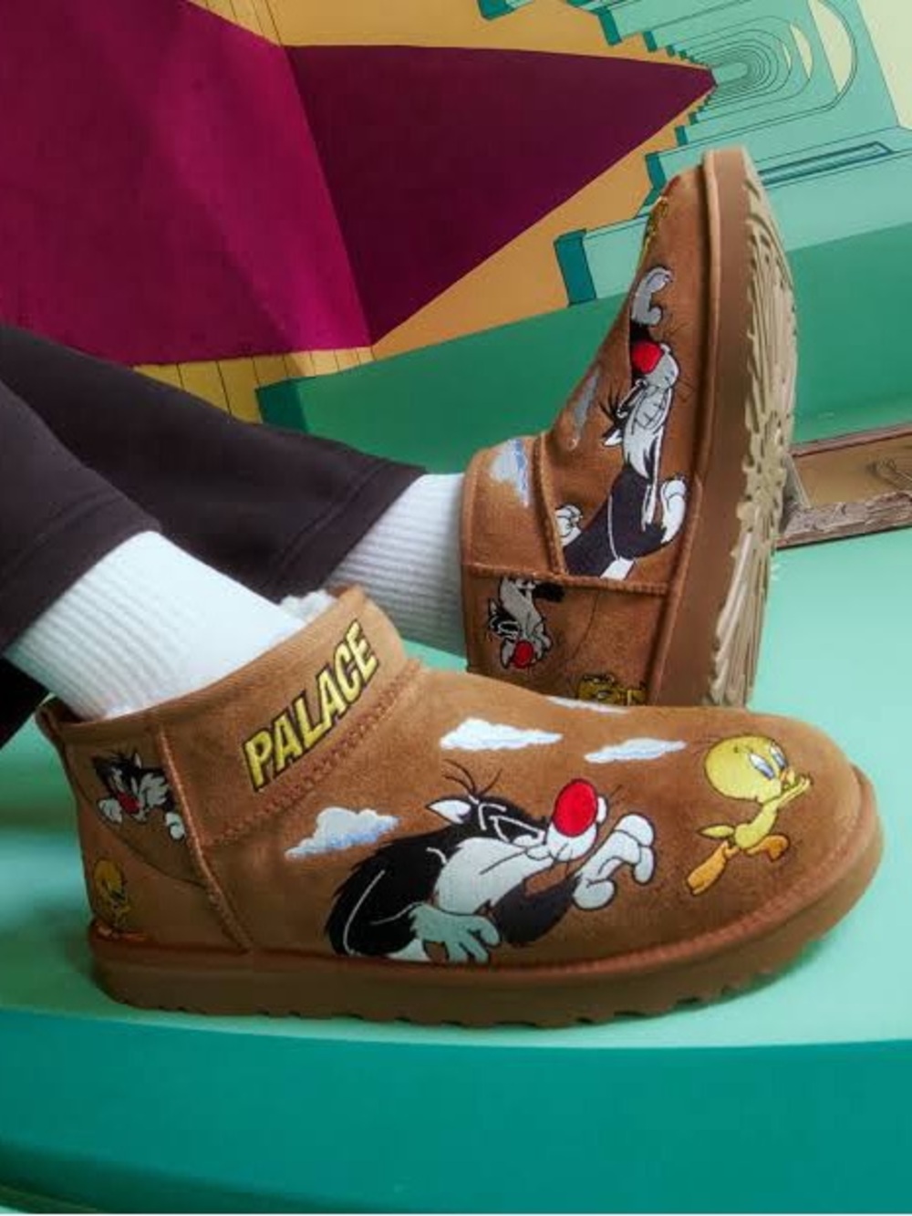 PALACE x Uggs x Warner Bros Tasman Slipper Boot